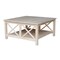 International Concepts Square Hampton  Coffee Table, 36 W, 36 L, 18 in H, Wood, Unfinished OT-70SC - alternate 4